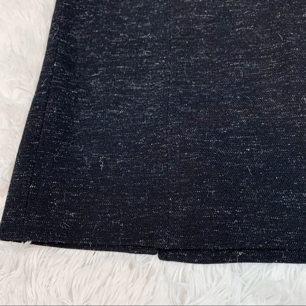 Luciano Barbera wool blend knee length Skirt front slit‎ - Picture 8 of 12